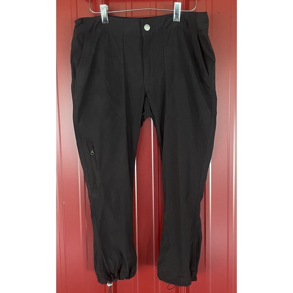 Columbia Pants Capri Cropped Elastic‎ Drawstring Leg Cargo Hiking Womens Size 4 - Picture 1 of 9